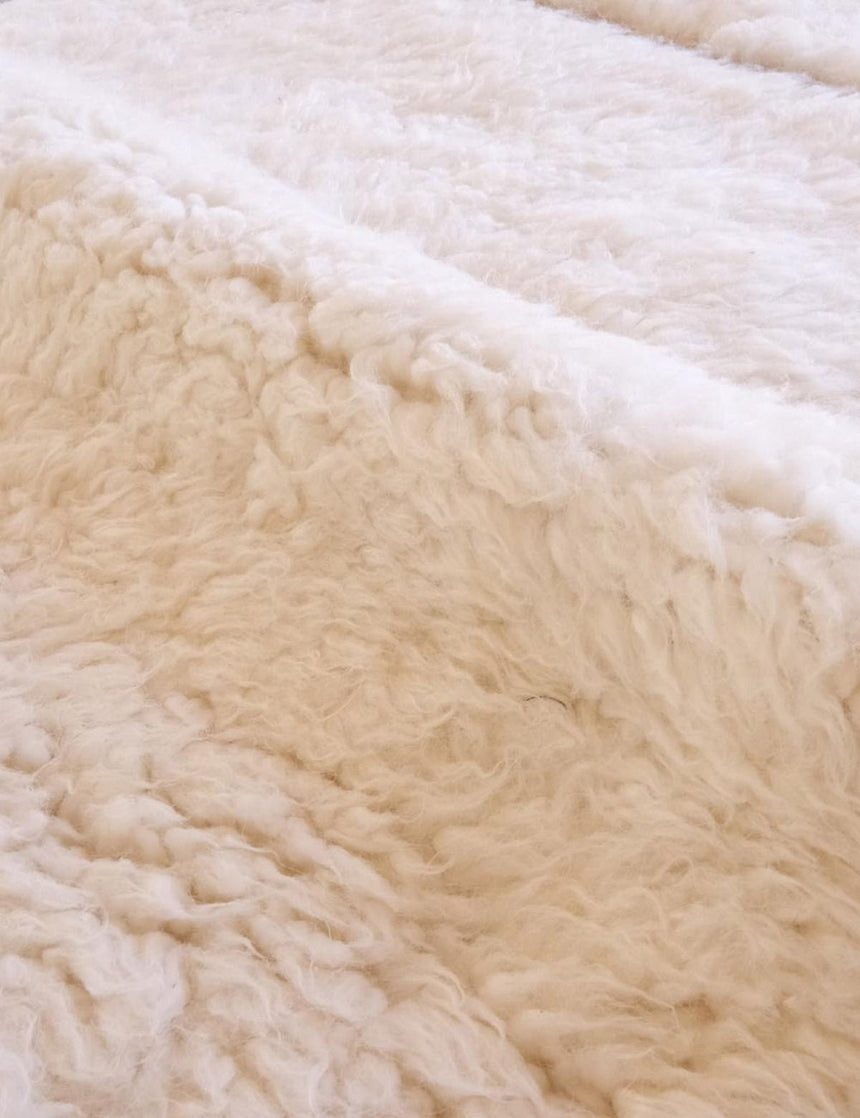 Tapis berbère ethnique chic tissage en relief en laine 206 x 300 cm - AFKliving