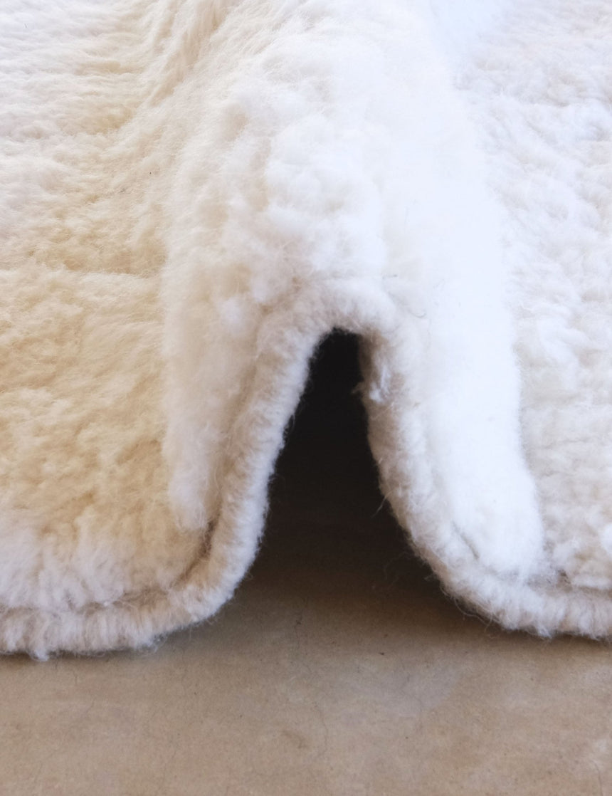Tapis berbère ethnique chic tissage en relief en laine 210 cm x 300 cm - AFKliving