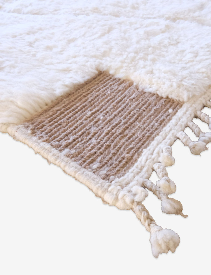 Tapis berbère ethnique chic tissage en relief en laine 210 cm x 300 cm - AFKliving