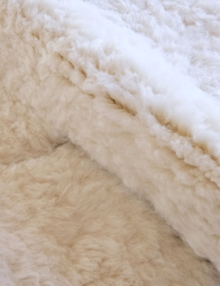 Tapis berbère ethnique chic tissage en relief en laine 210 cm x 300 cm - AFKliving