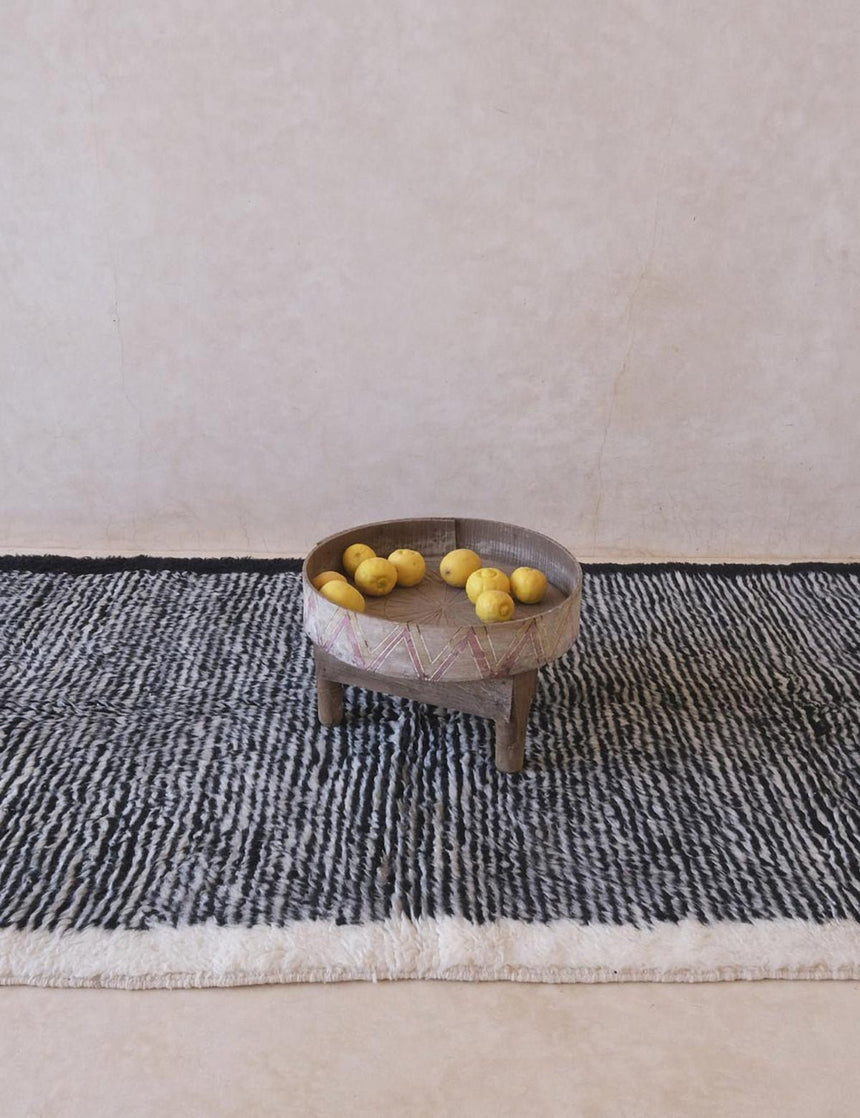 Tapis berbère graphique et contemporain en laine 119 x 227 cm - AFKliving