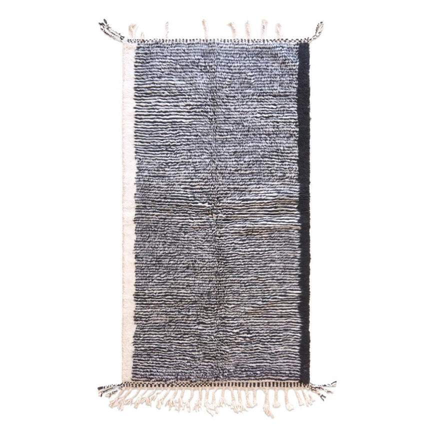 Tapis berbère graphique et contemporain en laine 119 x 227 cm - AFKliving