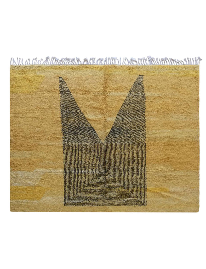 Tapis berbère graphique et contemporain laine - sur mesure - AFKliving