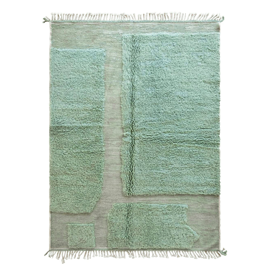 Tapis berbère graphique tissage en relief 207 x 289 cm - AFKliving