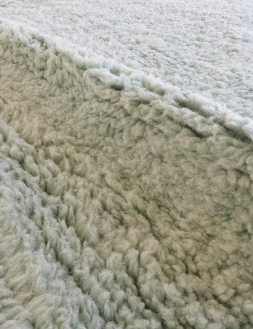 Tapis berbère graphique tissage en relief en laine 207 x 289 cm - AFKliving