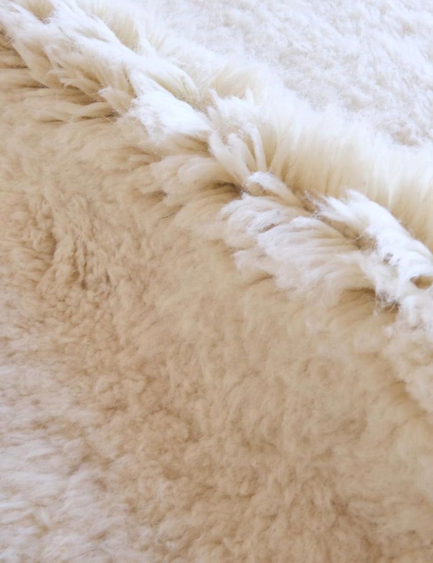 Tapis berbère haut de gamme au toucher doux en laine 118 x 153 cm - AFKliving