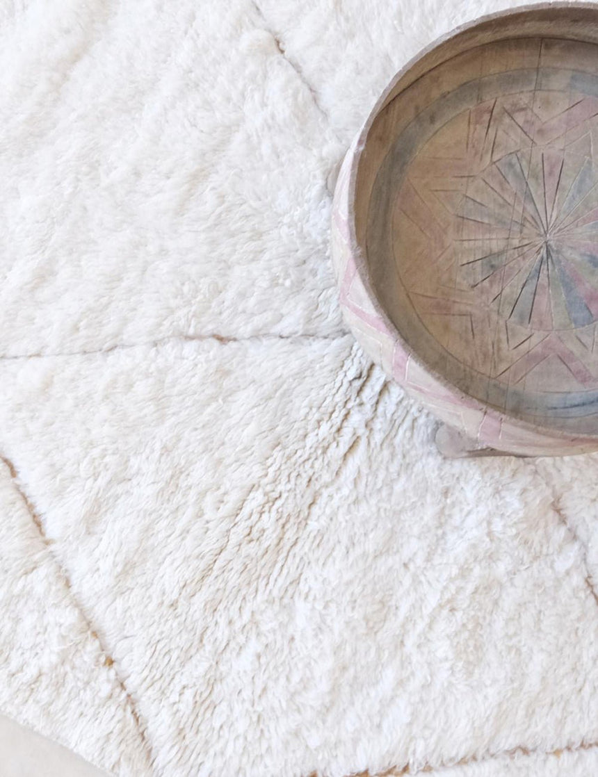 Tapis berbère haut de gamme au toucher doux en laine 128 x 188 cm - AFKliving