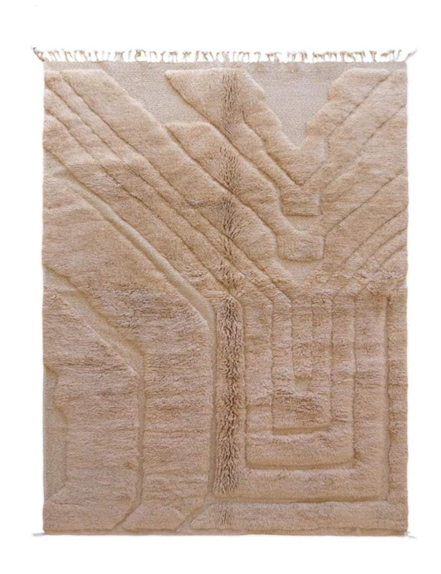 Tapis berbère luxueux épaisseur et élégance 203 x 323 cm - AFKliving