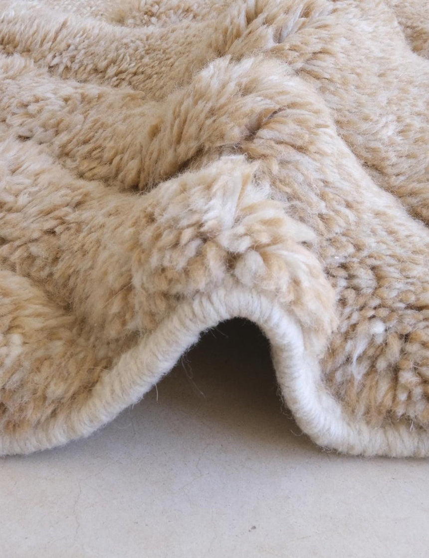 Tapis berbère luxueux épaisseur et élégance 203 x 323 cm - AFKliving