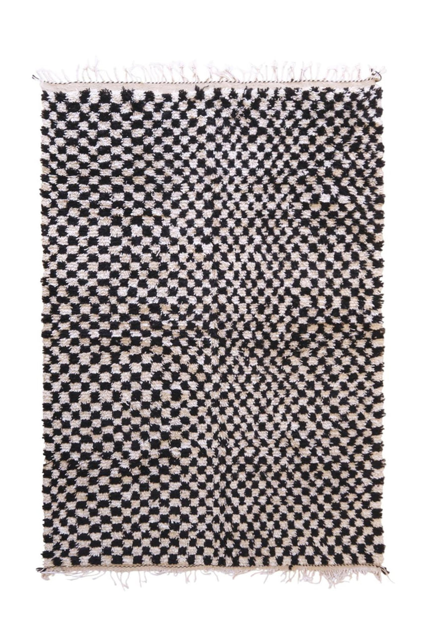 Tapis berbere marocain à carreaux 174 x 273 cm - AFKliving