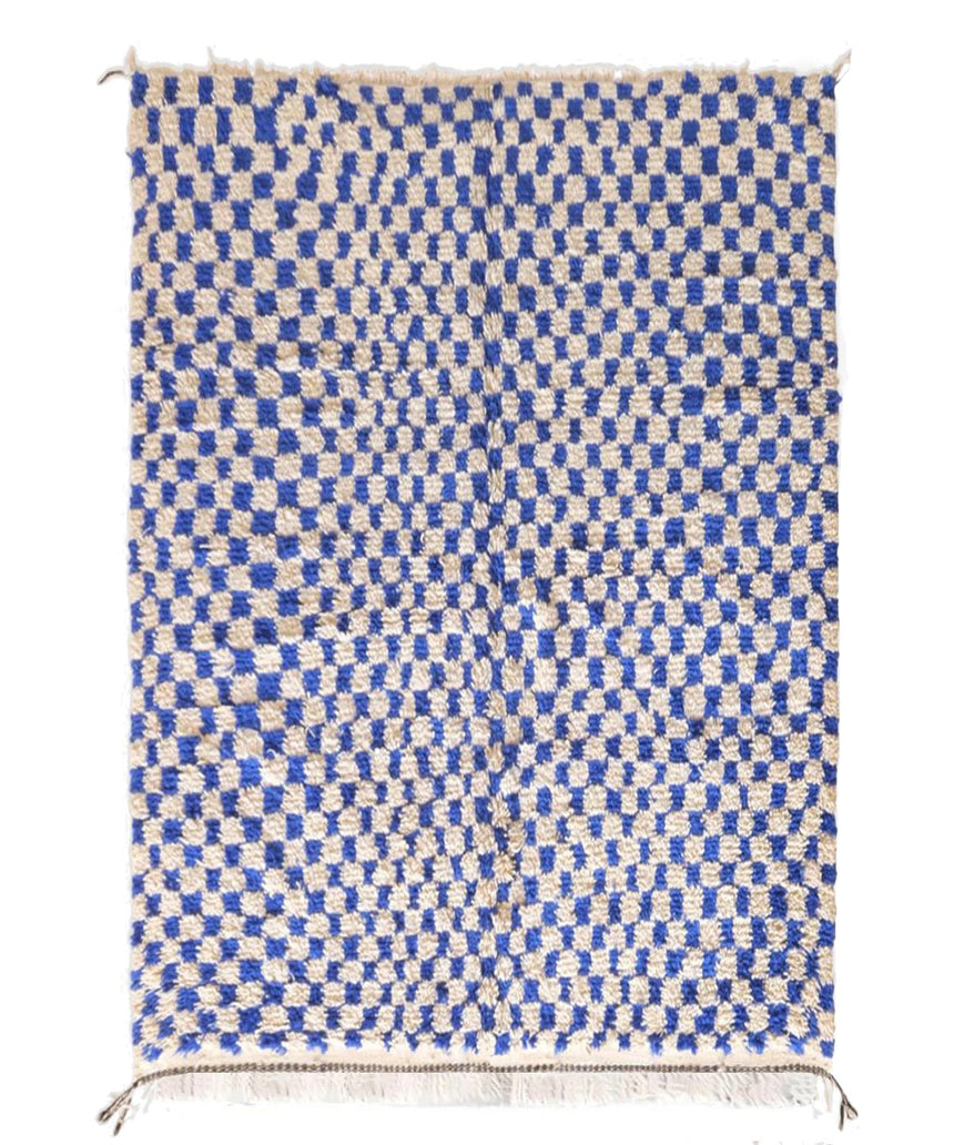 Tapis berbère marocain carré à carreaux - tapis sur mesure - AFKliving