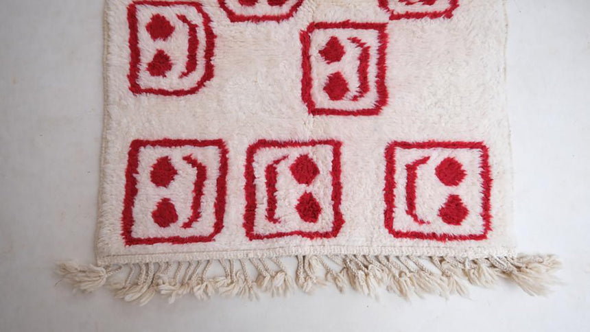 Tapis Berbere marocain en laine 119 x 230 cm - AFKliving