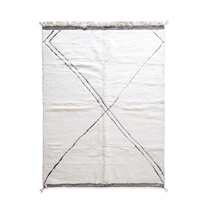 Tapis berbère marocain en laine 210 x 276 cm - AFKliving