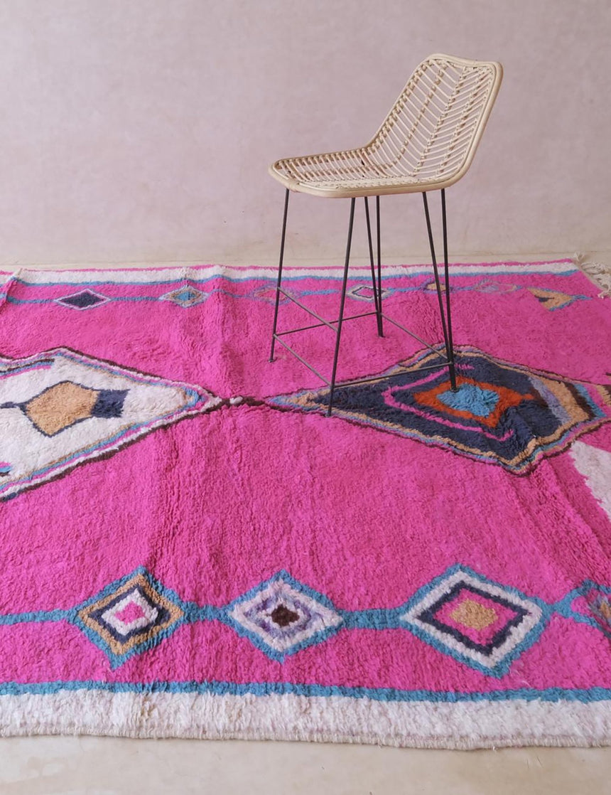 Tapis berbere marocain en laine 244 x 305 cm - AFKliving