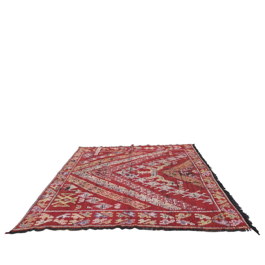 Tapis Berbere marocain en laine vintage 175 x 180 cm - AFKliving