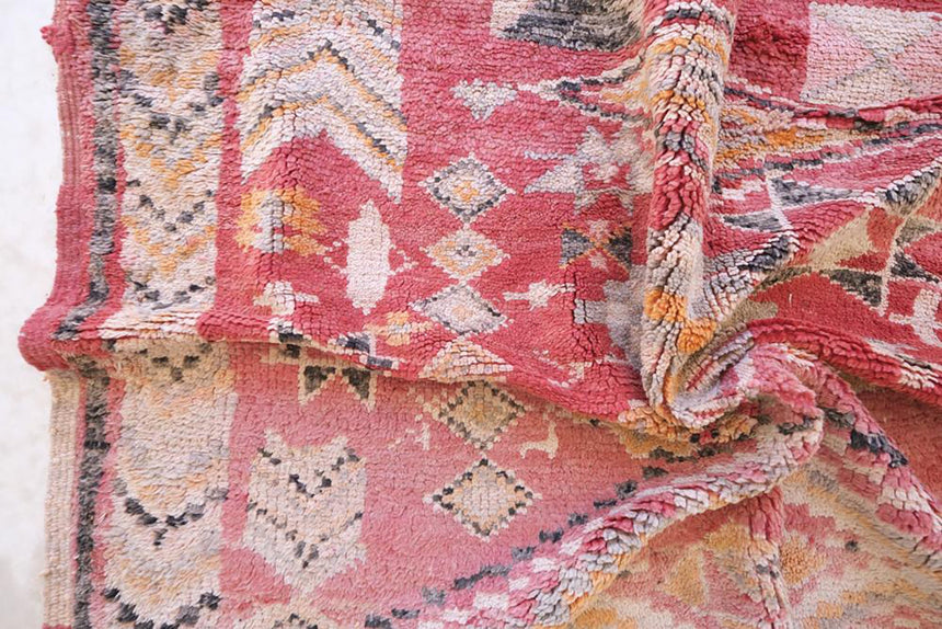 Tapis Berbere marocain en laine vintage 183 x 286 cm - AFKliving