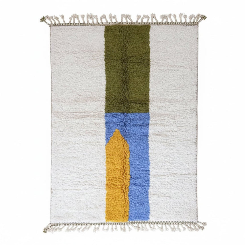 Tapis berbère marocain moderne en laine - AFKliving
