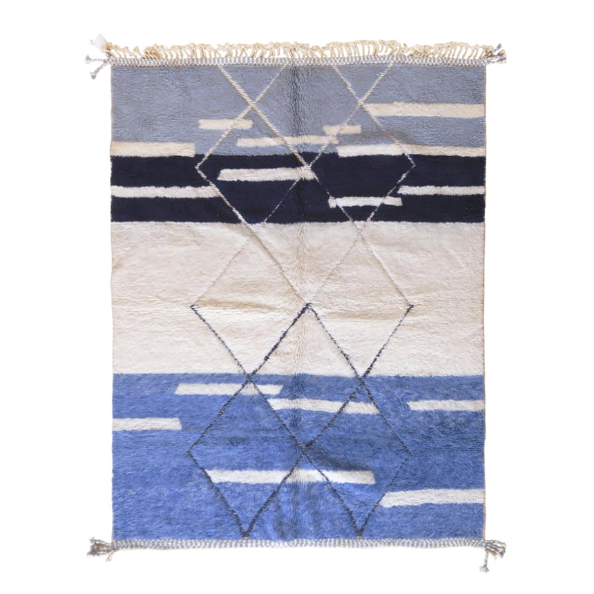Tapis berbère marocain moderne en laine - tapis sur mesure - AFKliving