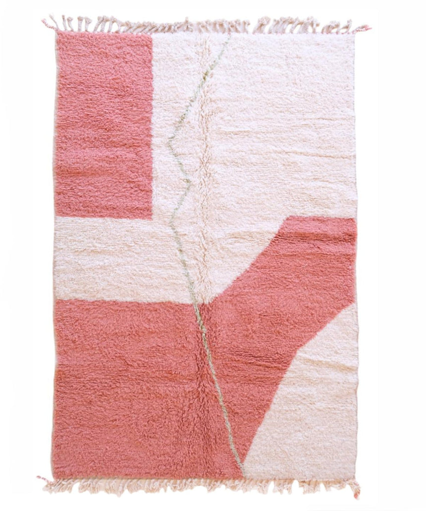 Tapis berbère marocain moderne en laine - tapis sur mesure - AFKliving