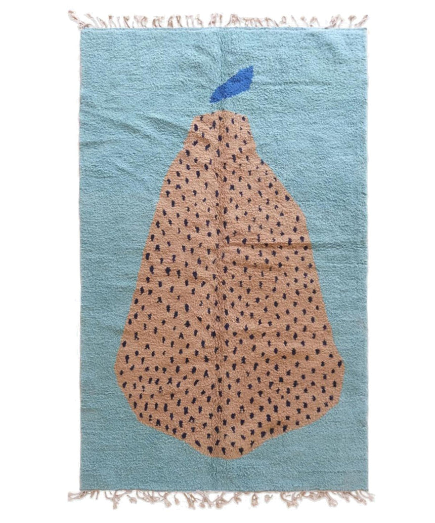 Tapis berbère marocain moderne en laine - tapis sur mesure - AFKliving