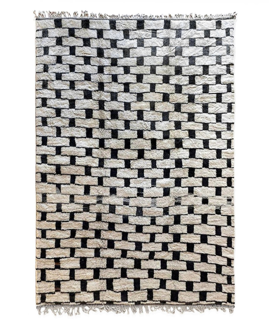 Tapis berbère marocain moderne - tapis sur mesure - AFKliving