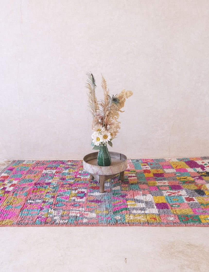 Tapis berbère marocain pure laine 139 x 247 cm - AFKliving