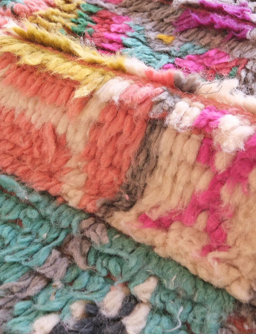 Pure wool Moroccan Berber rug 139 x 247 cm - AFKliving