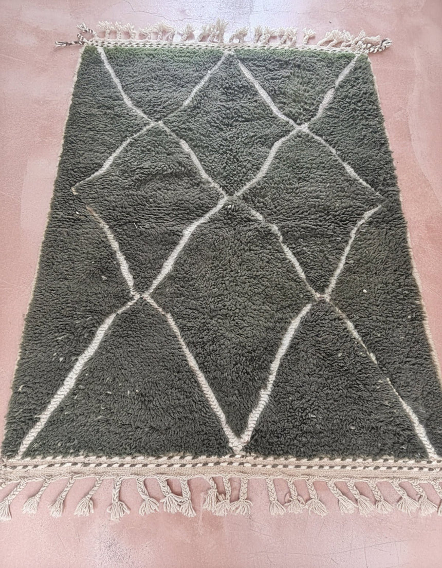 Tapis Berbere marocain pure laine 140 x 200 cm - AFKliving