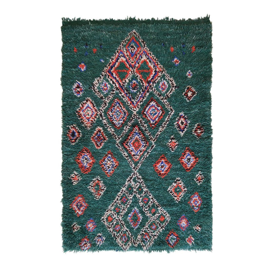 Tapis Berbere marocain pure laine 141 x 92 cm - AFKliving