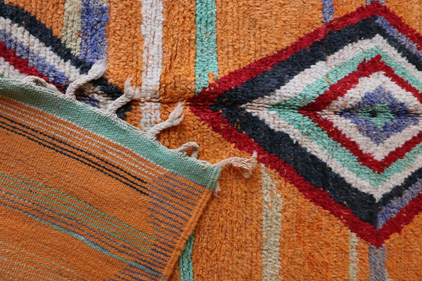 Tapis Berbere marocain pure laine 148 x 263 cm - AFKliving