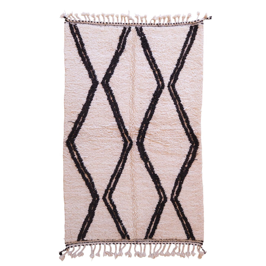 Tapis berbère marocain pure laine 151 x 243 cm - AFKliving