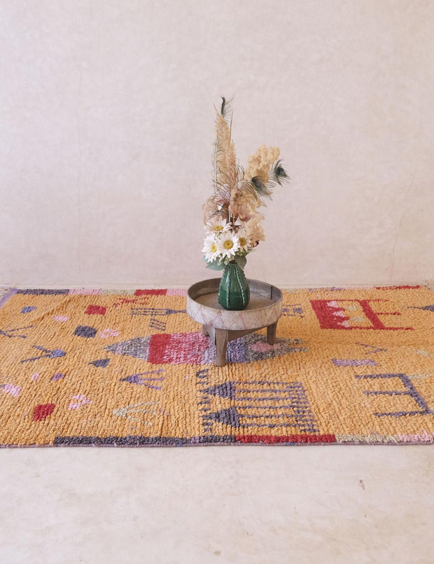 Tapis berbère marocain pure laine 151 x 248 cm - AFKliving
