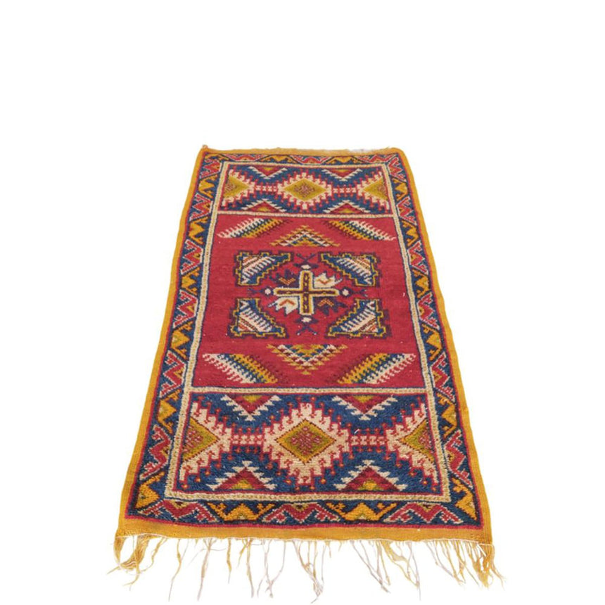 Tapis Berbere marocain pure laine 153 x 81 cm - AFKliving