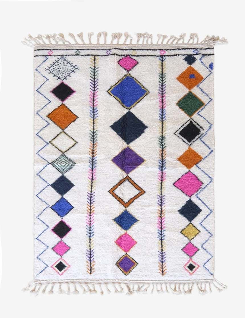 Tapis berbere marocain pure laine 158 x 248 cm - AFKliving