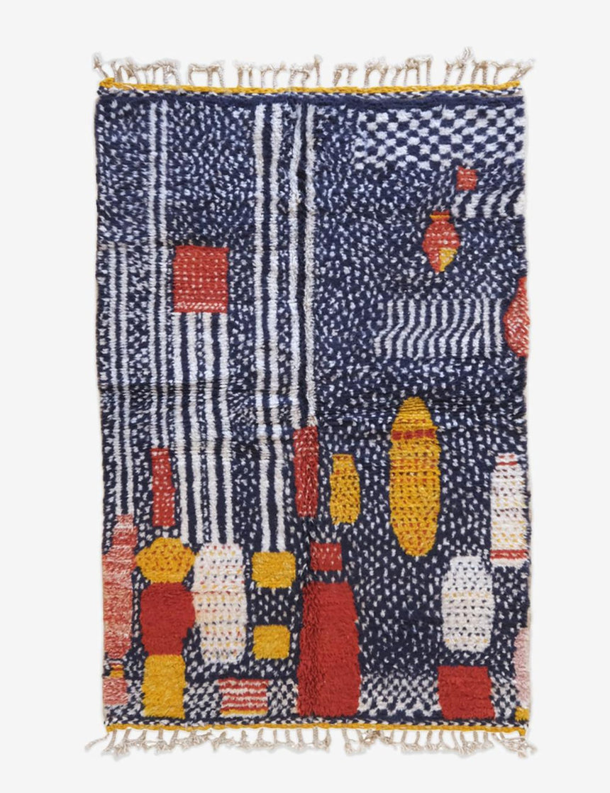 Tapis berbere marocain pure laine 160 x 250 cm - AFKliving