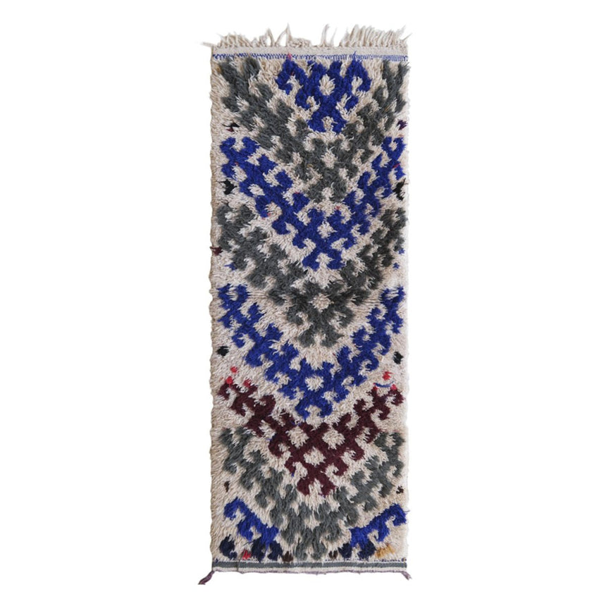 Tapis Berbere marocain pure laine 163 x 60 cm - AFKliving