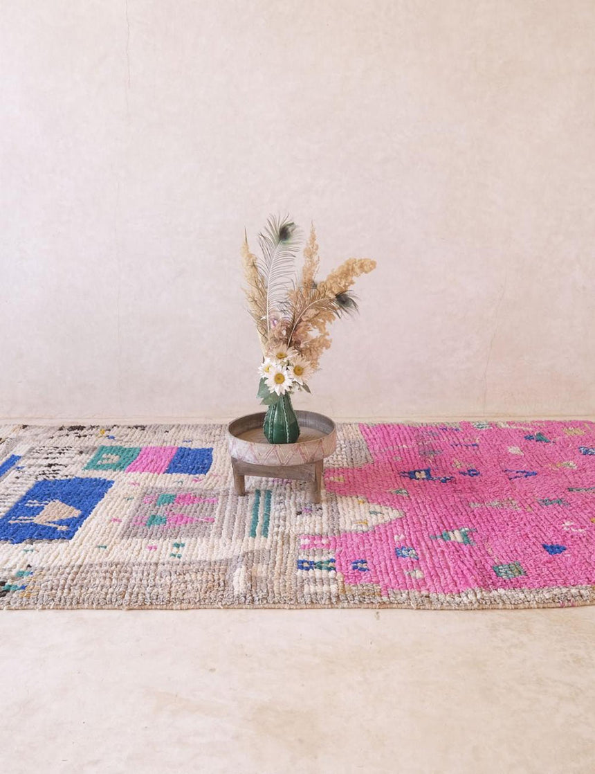 Tapis berbère marocain pure laine 164 x 306 cm - AFKliving