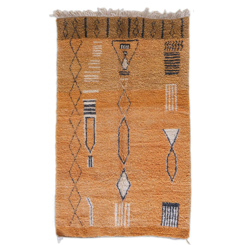 Tapis berbère marocain pure laine 170 x 271 cm - AFKliving