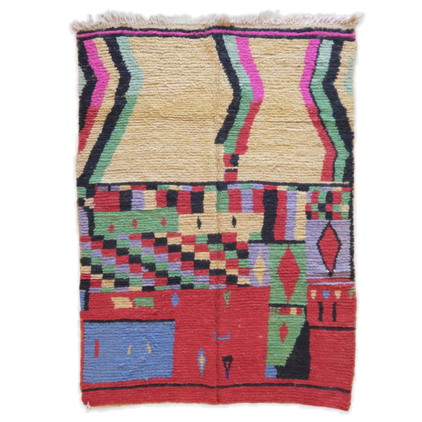 Tapis berbère marocain pure laine 175 x 247 cm - AFKliving