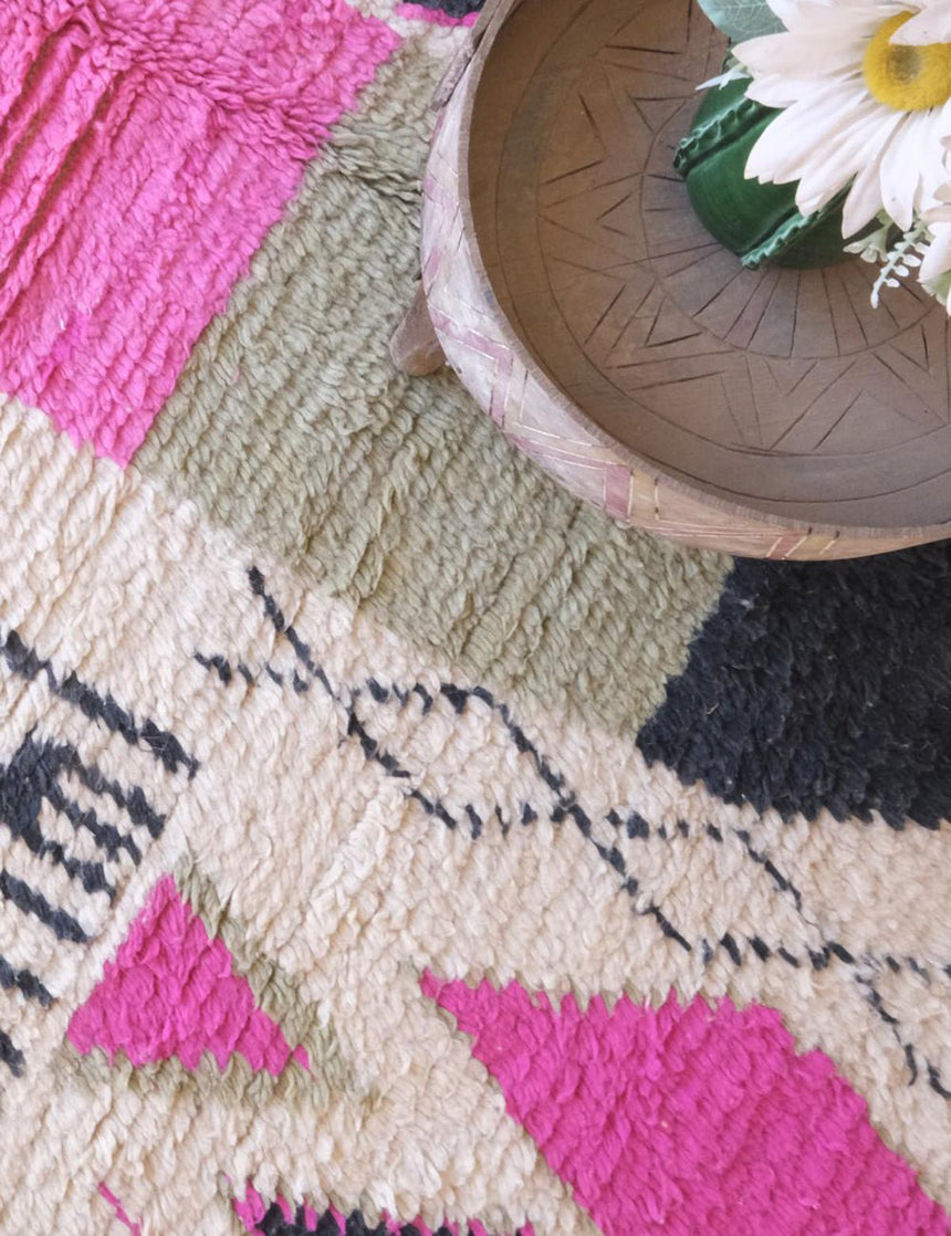 Tapis berbère marocain pure laine 179 x 274 cm - AFKliving