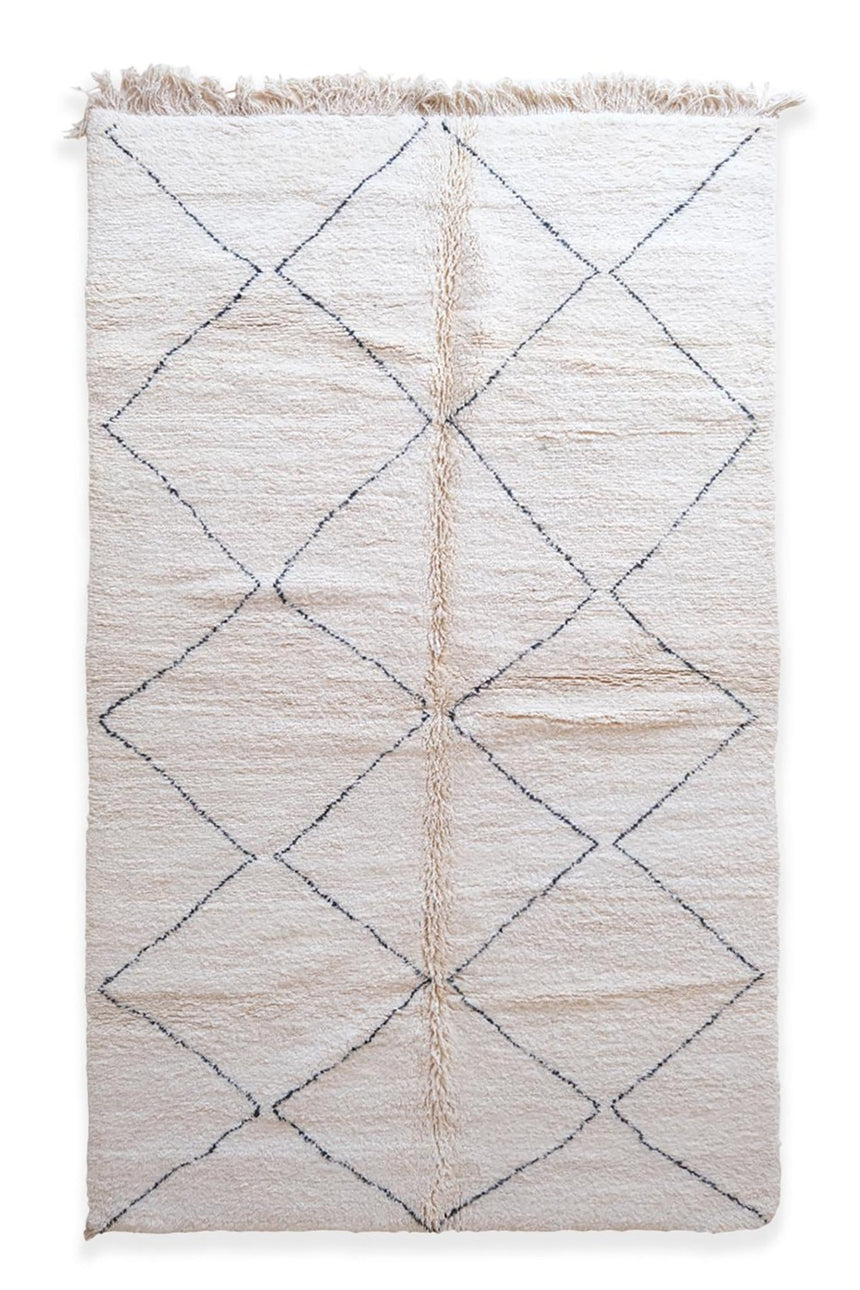 Tapis berbere marocain pure laine 185 x 305 cm - AFKliving