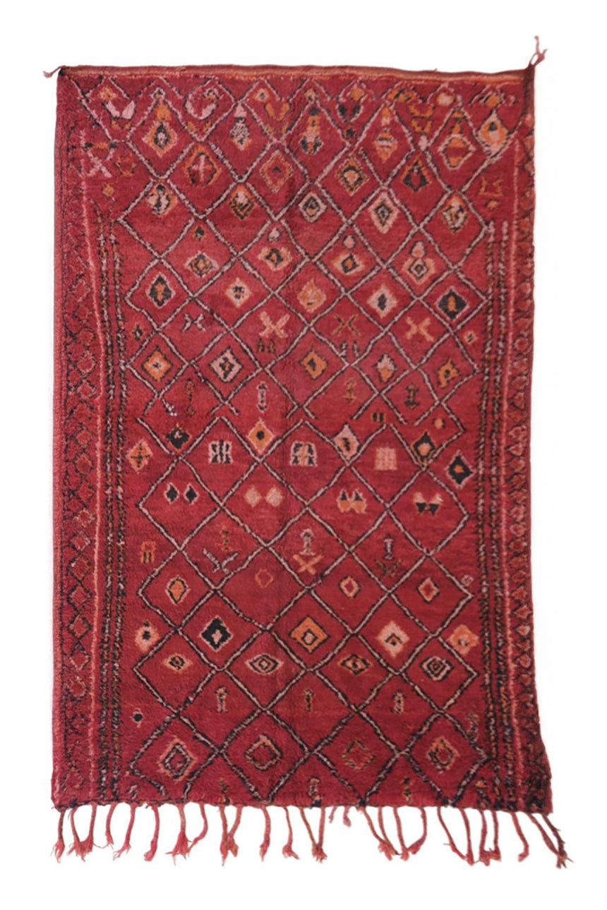 Tapis Berbere marocain pure laine 197 x 313 cm - AFKliving