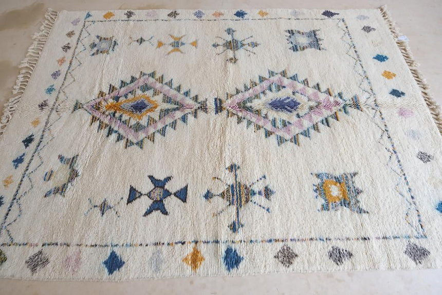 Tapis berbere marocain pure laine 206 x 292 cm - AFKliving