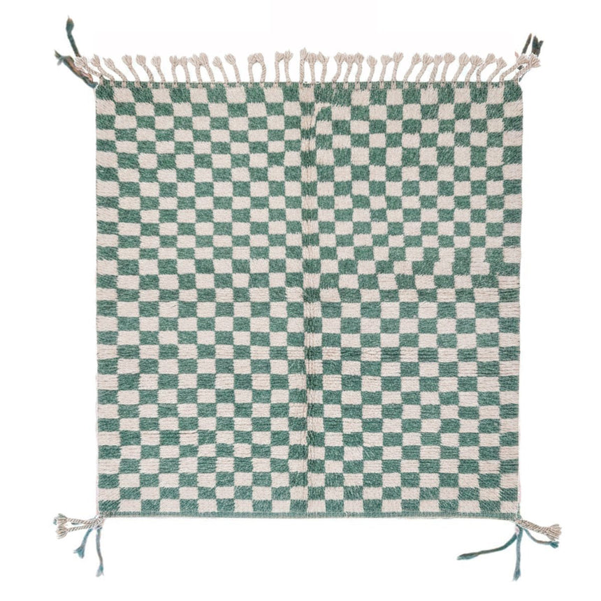 Tapis berbère marocain pure laine 212 x 193 cm - AFKliving