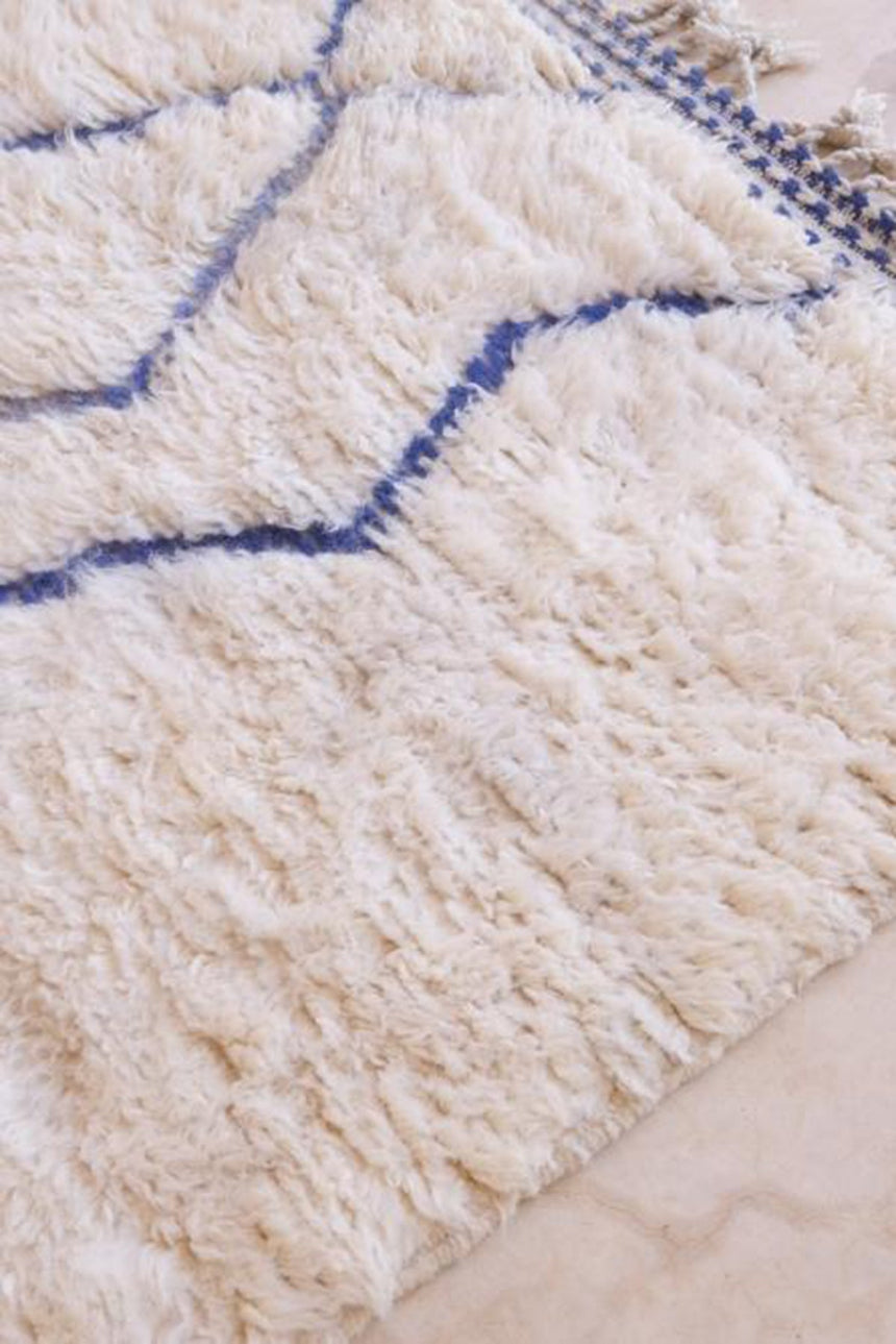 Tapis Berbere marocain pure laine 214 x 152 cm - AFKliving