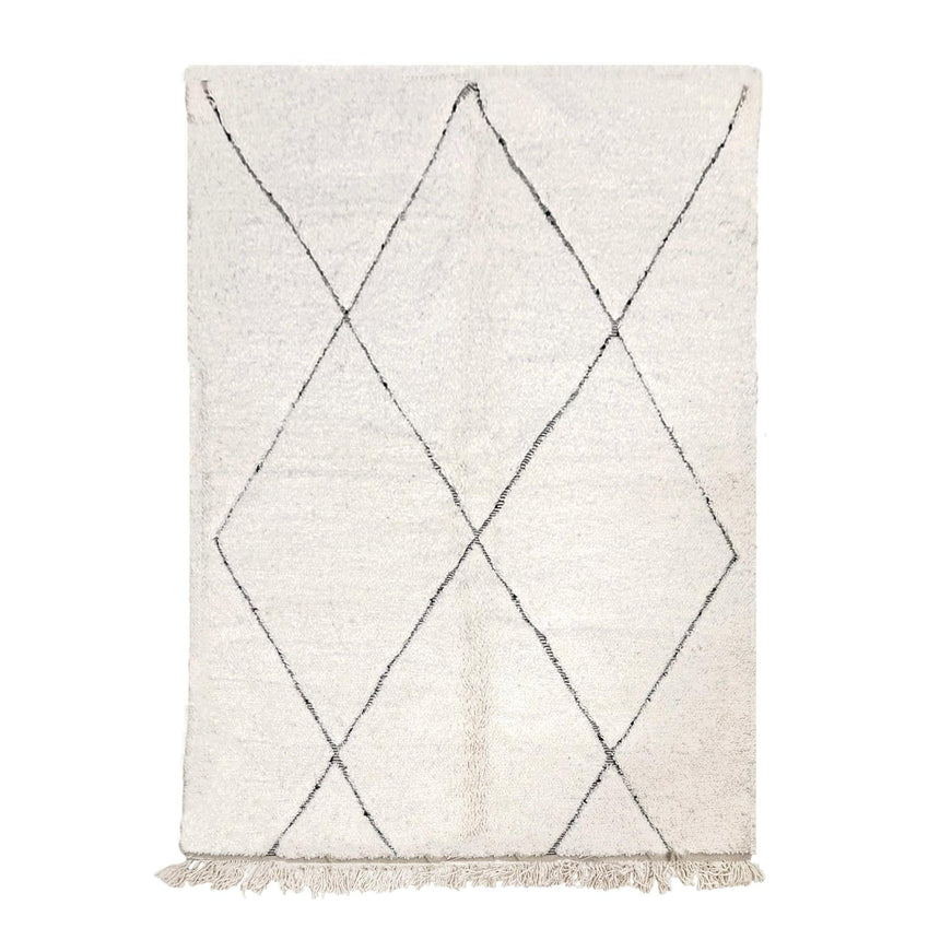 Tapis berbère marocain pure laine 216 x 155 cm - AFKliving