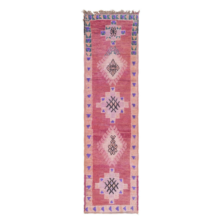 Tapis Berbere marocain pure laine 266 x 73 cm - AFKliving