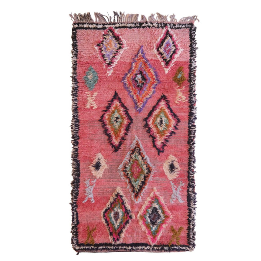 Tapis Berbere marocain pure laine 275 x 127 cm - AFKliving