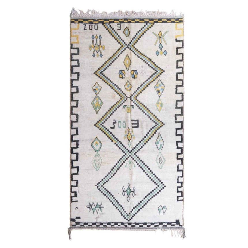 Tapis Berbere marocain pure laine 276 x 152 cm VENDU - AFKliving