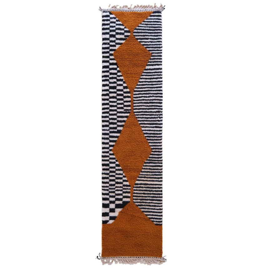 Tapis Berbere marocain pure laine 341 x 80 cm - AFKliving